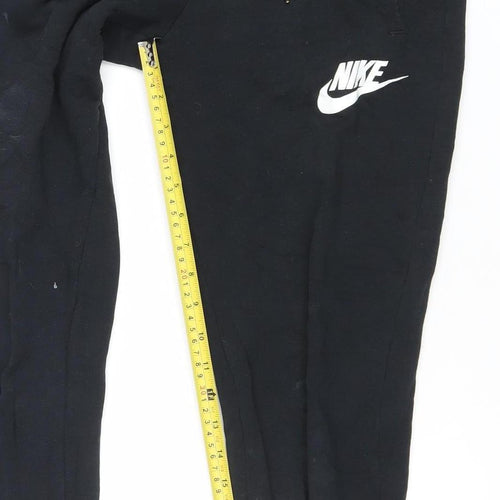 Nike Women's Black XS Jogger Sweatpants with Drawstring Waist