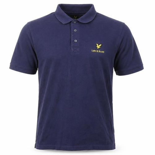 Lyle & Scott Men's Blue Regular Fit Cotton Polo Shirt L