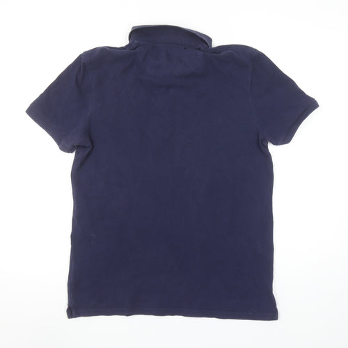 Lyle & Scott Men's Blue Regular Fit Cotton Polo Shirt L
