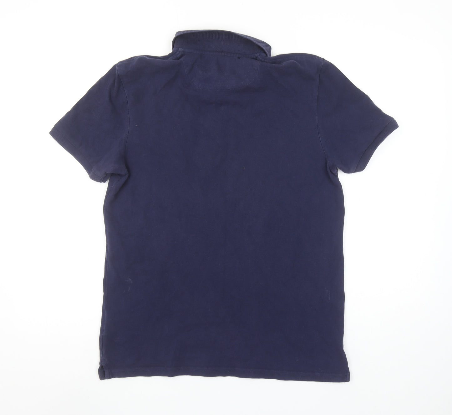Lyle & Scott Men's Blue Regular Fit Cotton Polo Shirt L