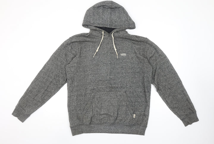 Vans Men's Grey Pullover Hoodie Small Regular Fit Fleece Sweatshirt