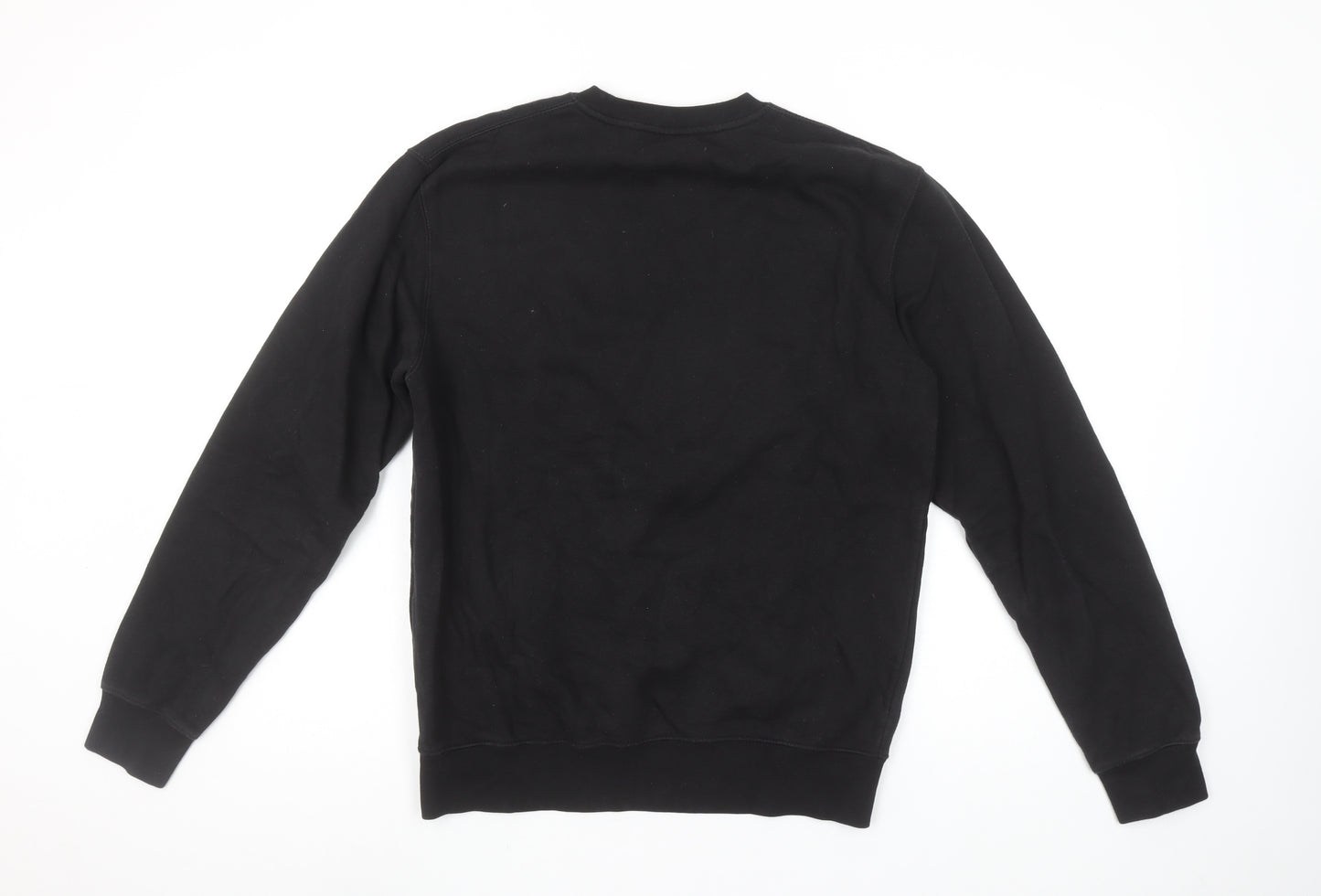 LooseHeadz Men’s Black Small Crew Neck Pullover Sweatshirt