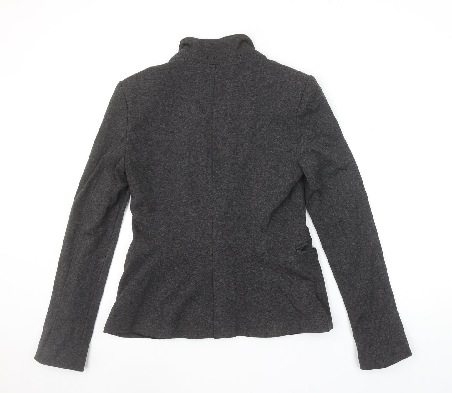 Zara Basic Women's Grey Slim Fit One-Button Blazer Jacket S