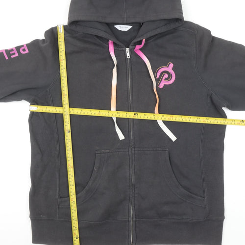 Peloton Women's Black Full Zip Hoodie XL Cotton Blend