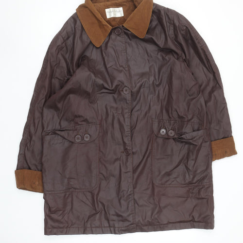 Glodagh Callaghan Women’s Brown Mid-Length Overcoat Size 14