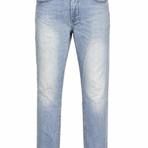 Pre London Men’s Blue Slim Straight Jeans 32R Light Wash Denim