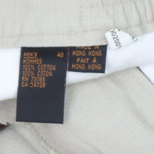 Browning Men's Beige Cargo Shorts Size 40 Cotton Canvas Outdoor