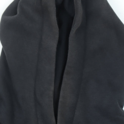 SikSilk Boys Black Pullover Hoodie 13-14 Years Cotton Blend Logo Hooded Sweatshirt