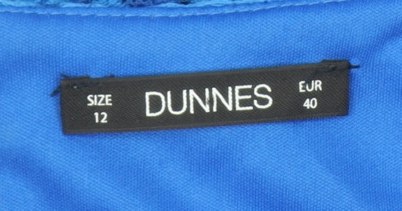 Dunnes Women’s Blue Lace Sheath Knee Length Dress Size 12