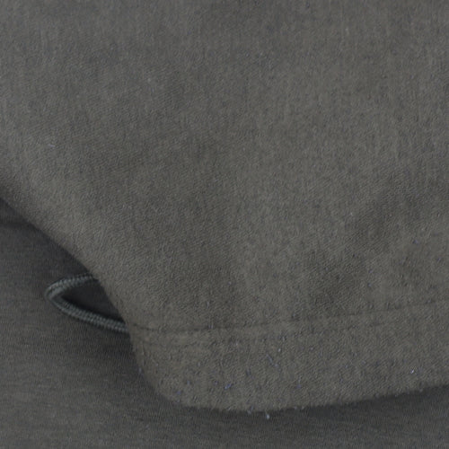 OWOA Men's Green Pullover Hoodie L Fleece Cotton Blend