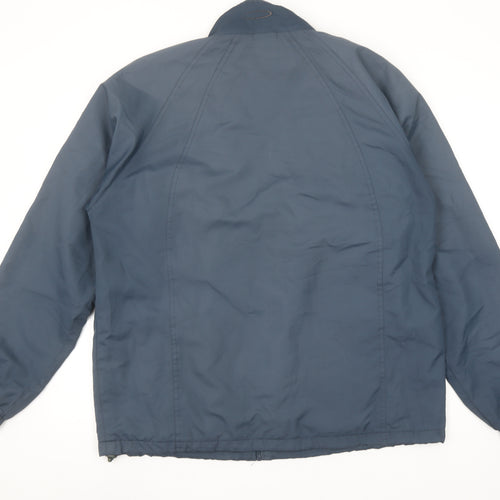 Mountain Life Men's Blue M Full Zip Outdoor Hiking Jacket