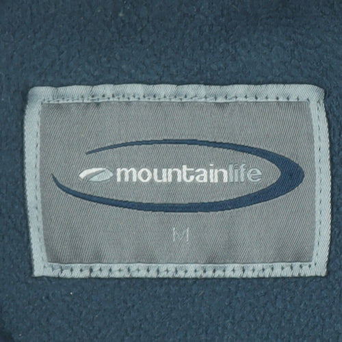 Mountain Life Men's Blue M Full Zip Outdoor Hiking Jacket
