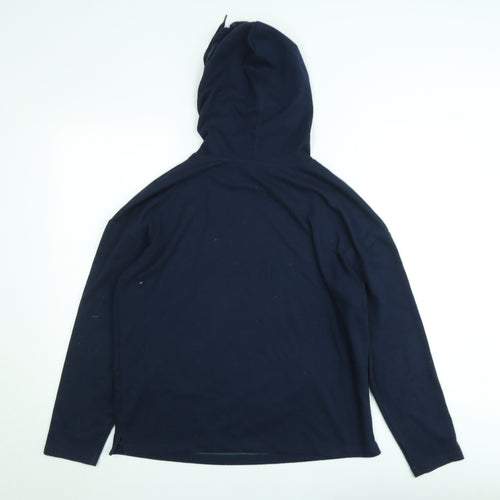 Marks and Spencer Men's Blue 'Lovely' Pullover Hoodie Size M