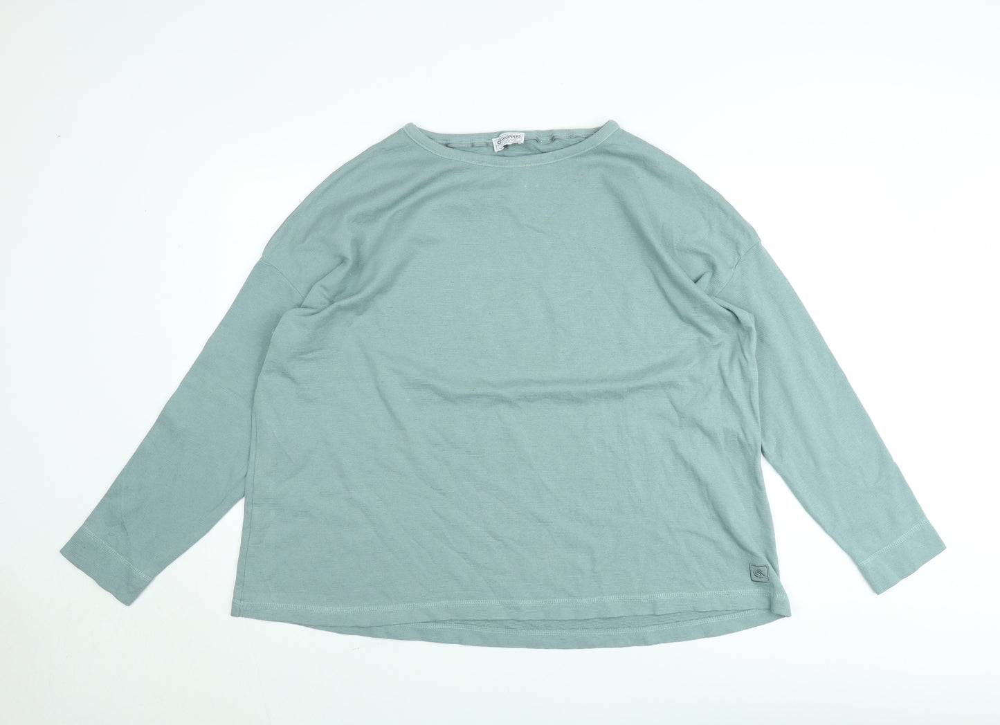 Choppers Women’s Blue Pullover Sweatshirt Size 12 Cotton Long Sleeve