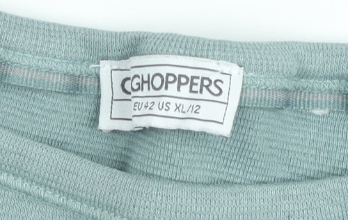 Choppers Women’s Blue Pullover Sweatshirt Size 12 Cotton Long Sleeve
