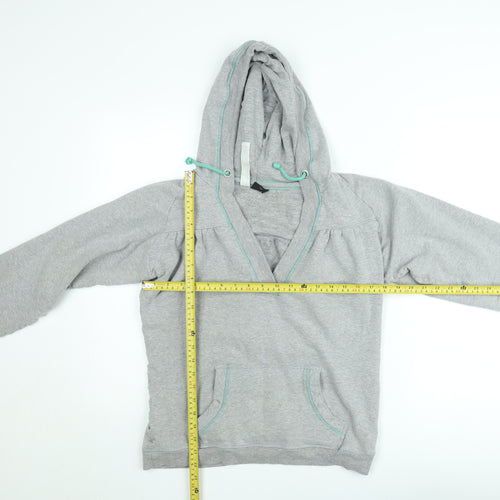 O'Neill Men's Grey XL Pullover Hoodie with V-Neck and Pockets
