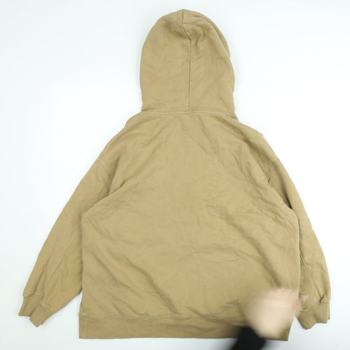 Marks and Spencer Women Beige 'Weekend' Pullover Hoodie Size L