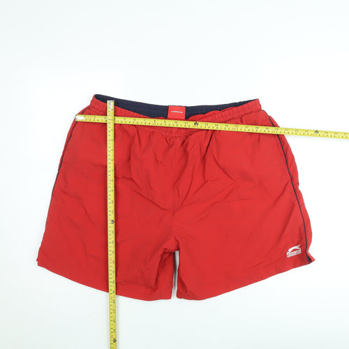 Slazenger Men's Red 2XL Sports Swim Shorts Elastic Waist Quick Dry