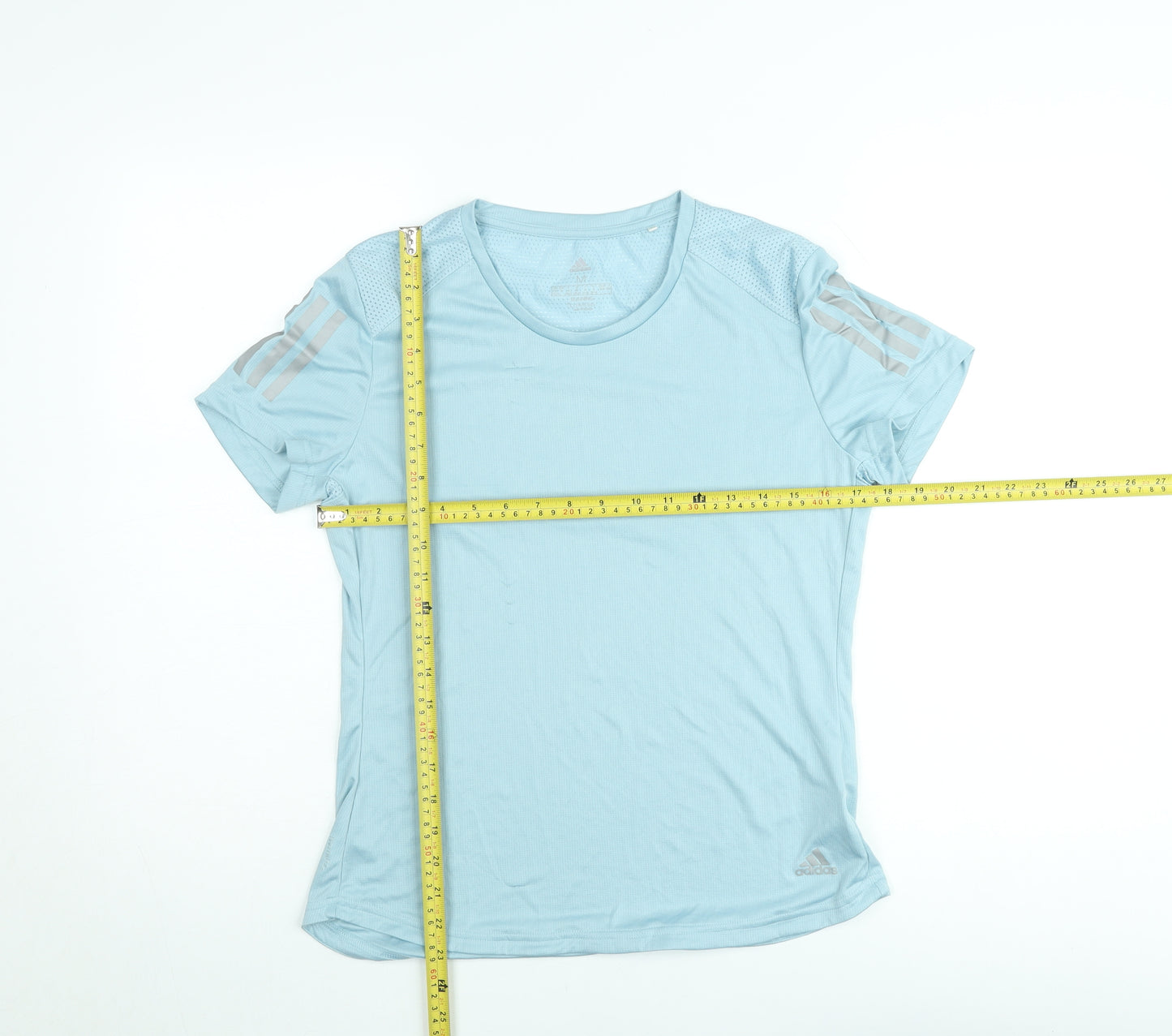 Adidas Womens Blue ClimaCool Running T-Shirt Size M