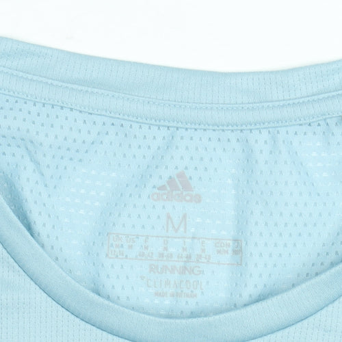 Adidas Womens Blue ClimaCool Running T-Shirt Size M
