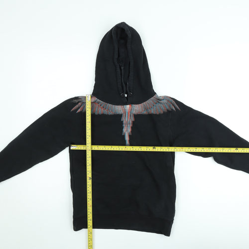 Marcelo Burlon Boys Black Graphic Pullover Hoodie Size 10 Years