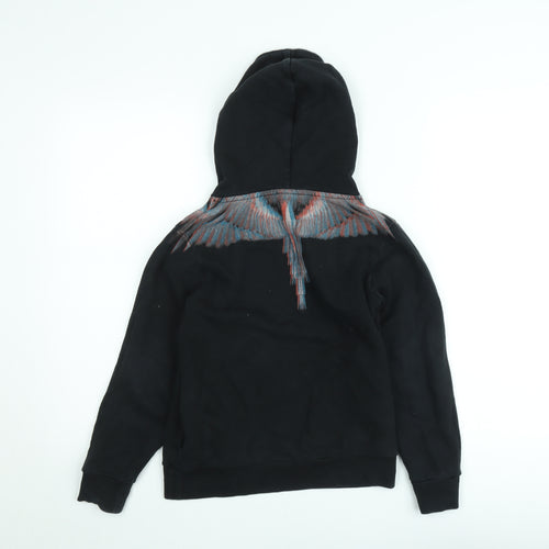 Marcelo Burlon Boys Black Graphic Pullover Hoodie Size 10 Years