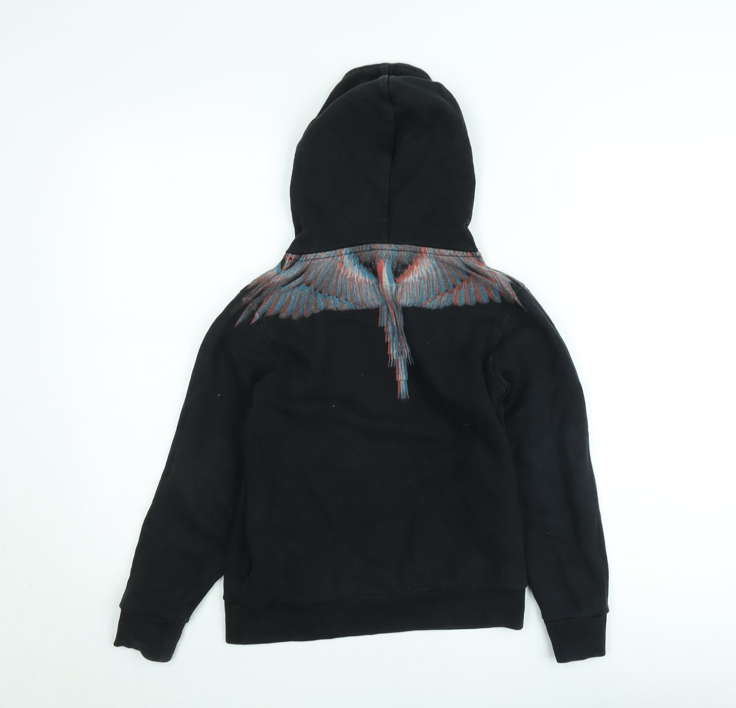 Marcelo Burlon Boys Black Graphic Pullover Hoodie Size 10 Years
