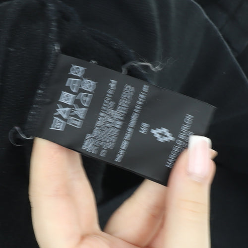 Marcelo Burlon Boys Black Graphic Pullover Hoodie Size 10 Years
