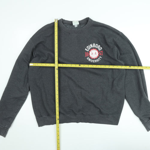 Champion Eco Fleece Grey University Logo Sweatshirt XL Women's Casual