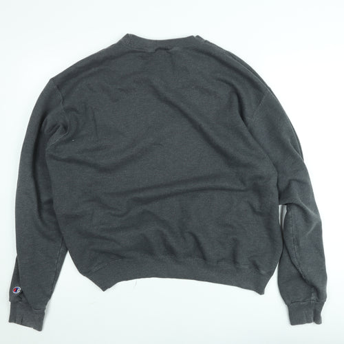 Champion Eco Fleece Grey University Logo Sweatshirt XL Women's Casual