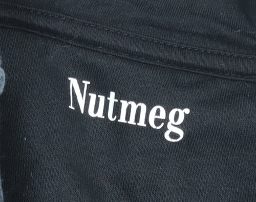 Nutmeg Boys Black Camouflage Full Zip Hoodie 9-10 Years Fleece Hooded Sweatshirt