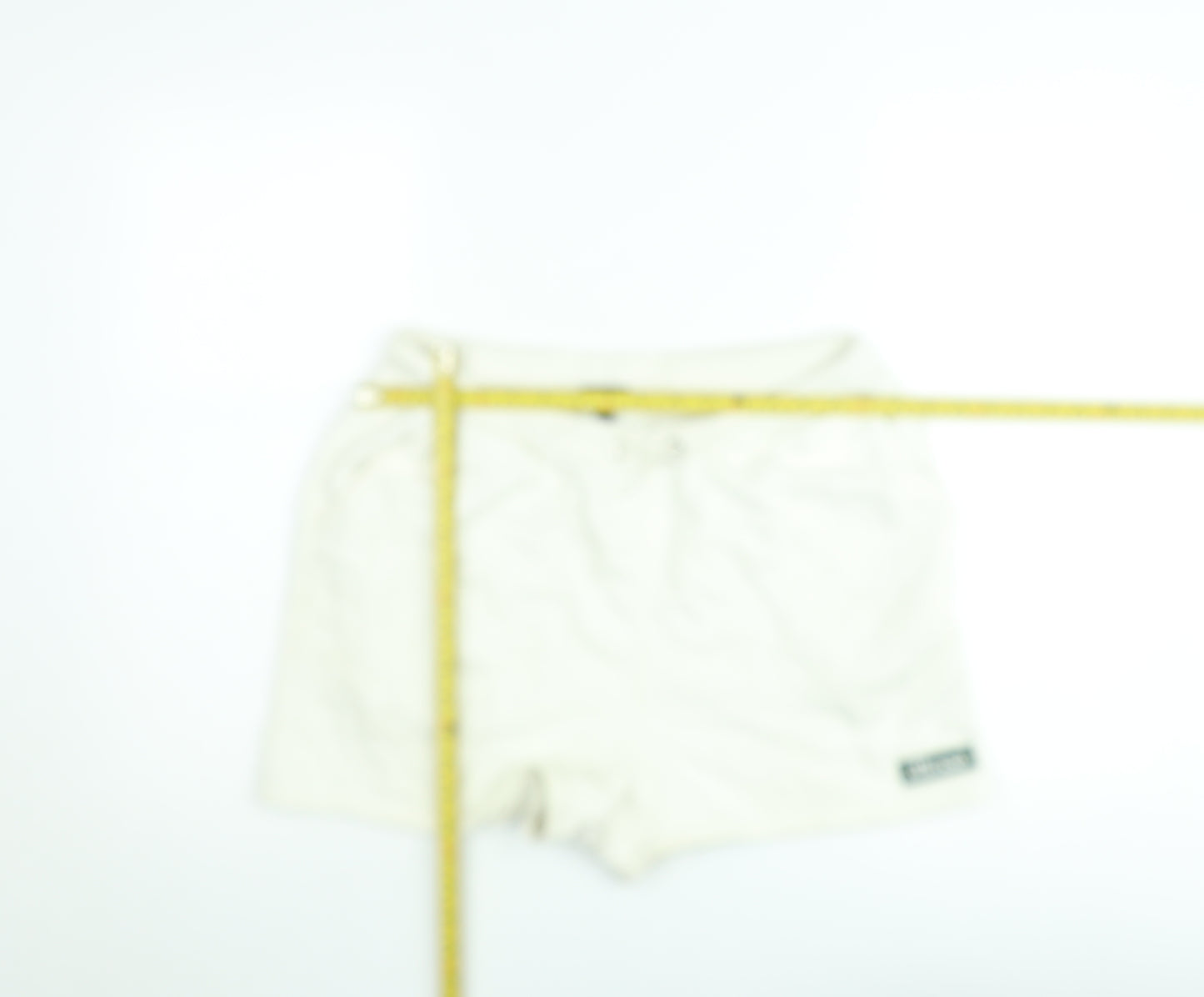 Ellesse Women Ivory Sweat Shorts UK 14 Casual Gym Style