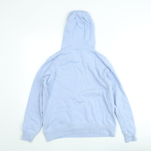 Crew Clothing Women’s Light Blue Cotton Pullover Hoodie Size 10