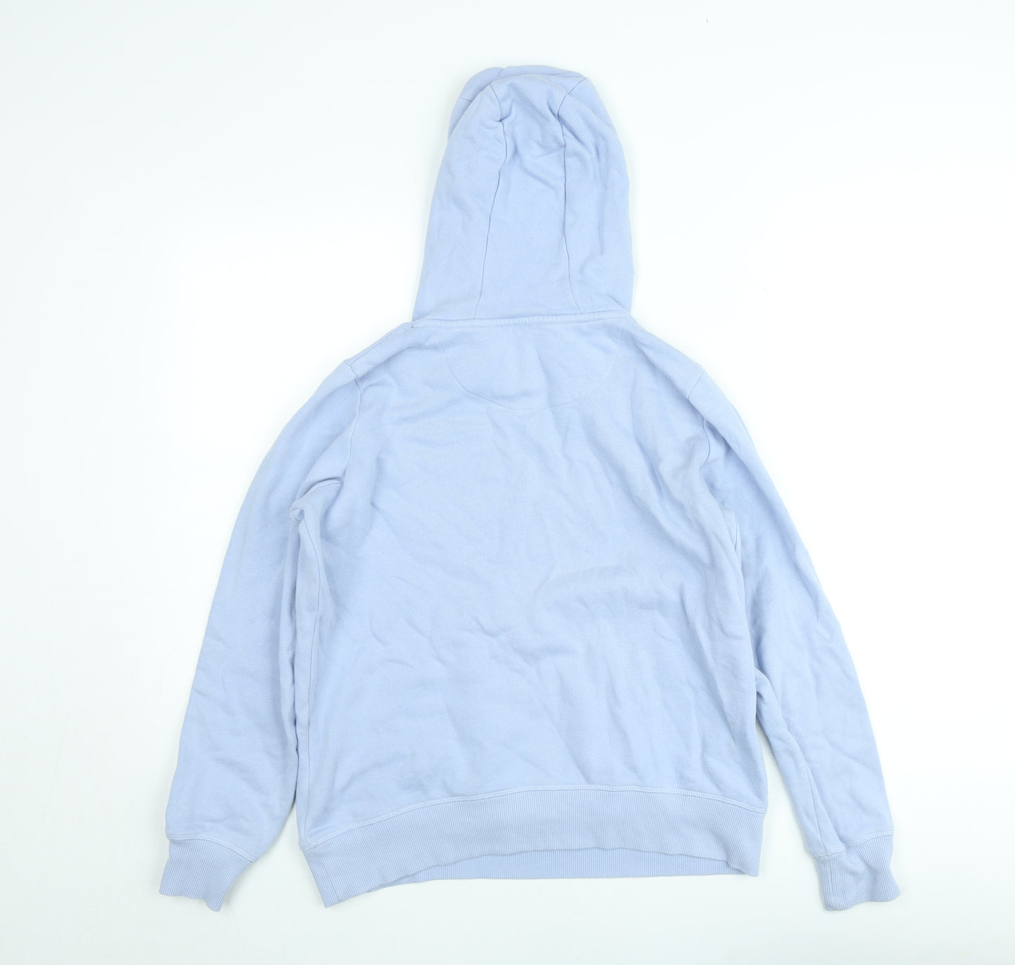Crew Clothing Women’s Light Blue Cotton Pullover Hoodie Size 10