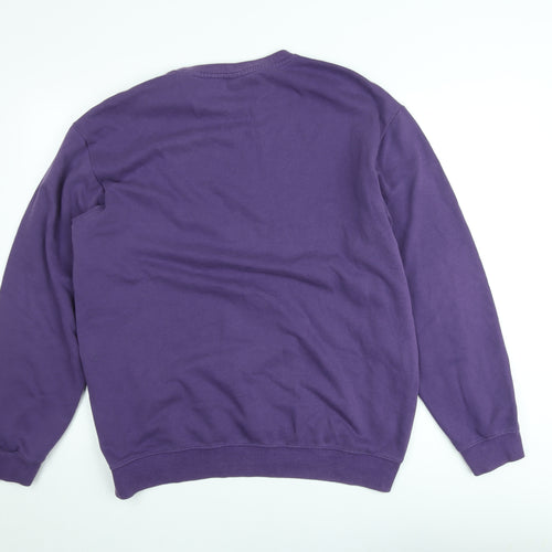 H&M Essentials Women’s Purple Relaxed Fit Sweatshirt Size M