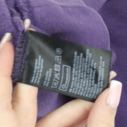 H&M Essentials Women’s Purple Relaxed Fit Sweatshirt Size M