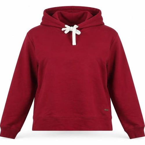 The Roadster Life Co. Women Red Cotton Blend Pullover Hoodie M