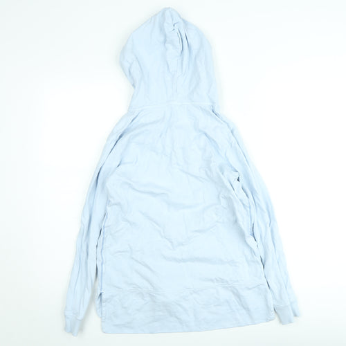 White Stuff Women's Blue Cotton Pullover Hoodie UK 6