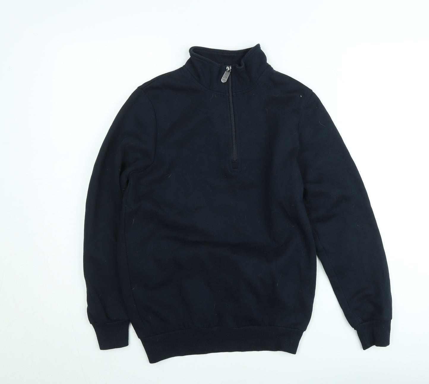 Cotton Traders Men’s Blue XS Half Zip Fleece Sweatshirt