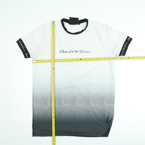 Kings Will Dream Men's White Gradient Graphic T-Shirt Size S