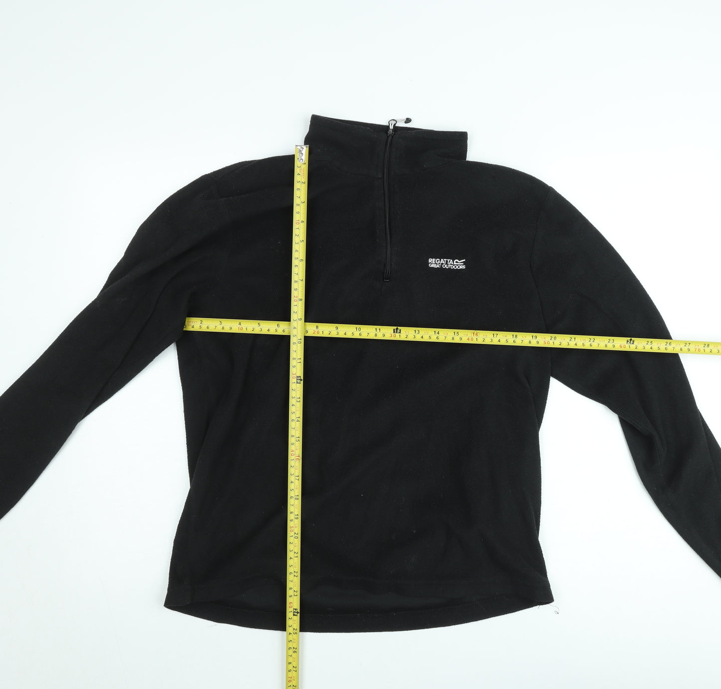 Regatta Men’s Black Fleece 1/2 Zip Sweatshirt L Outdoor Pullover