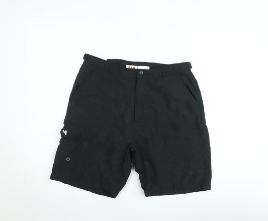 Slam Men's Black Cargo Shorts M Quick Dry Outdoor Sportswear