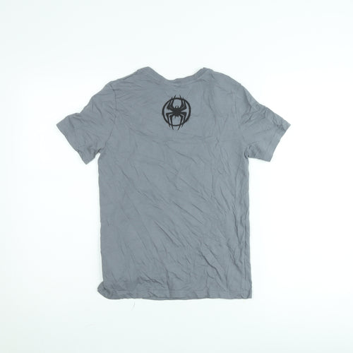 H&M Boys Grey Spider-Man T-Shirt 11-12 Years Marvel Graphic Cotton Top