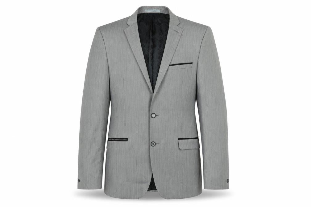 Red Herring Men’s Grey Long Slim Fit Blazer Jacket 38 Long
