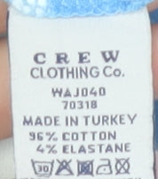 Crew Clothing Co. Women's Blue Striped T-Shirt Dress Size 12
