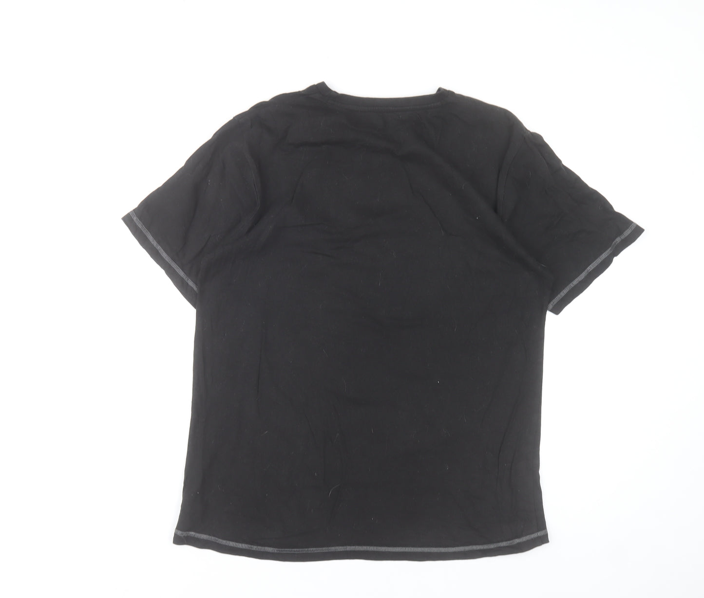 The Simpsons Men's Black Homer Graphic Cotton T-Shirt Size S