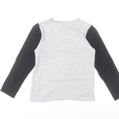 Next Boys Grey & Black Batman Long Sleeve T-Shirt Age 9 Years