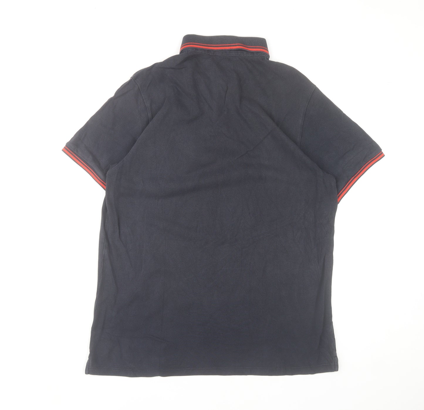 Ben Sherman Men's Blue Polo Shirt L Regular Fit Cotton