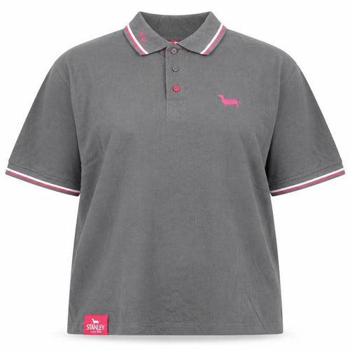 Stanley Unisex Grey Polo Shirt 2XL Collared Short Sleeve Casual Top