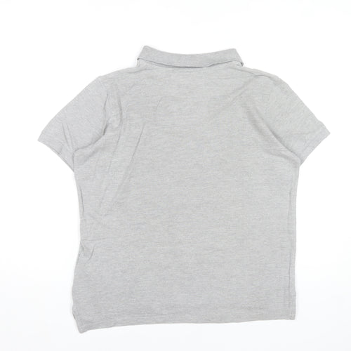 U.S. Polo Assn. Boys Grey Polo Shirt 15-16 Years Regular Fit Casual Top